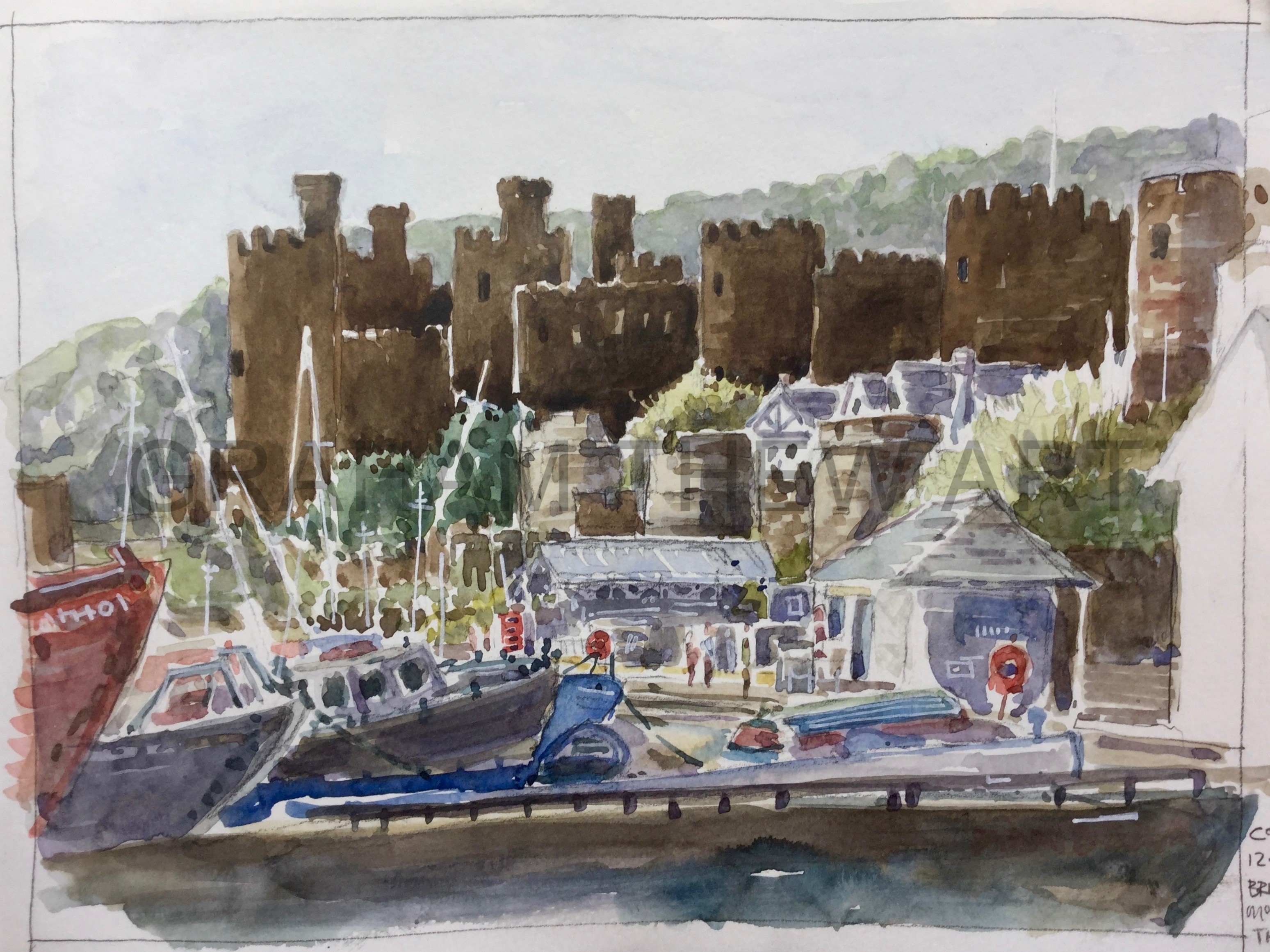 Conwy Castle from the Quay