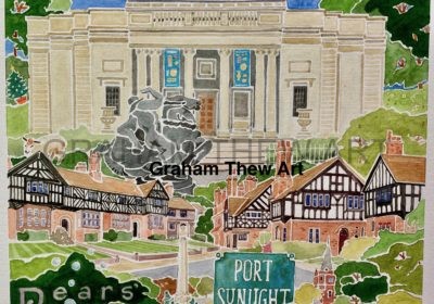 Port Sunlight , a mosaic