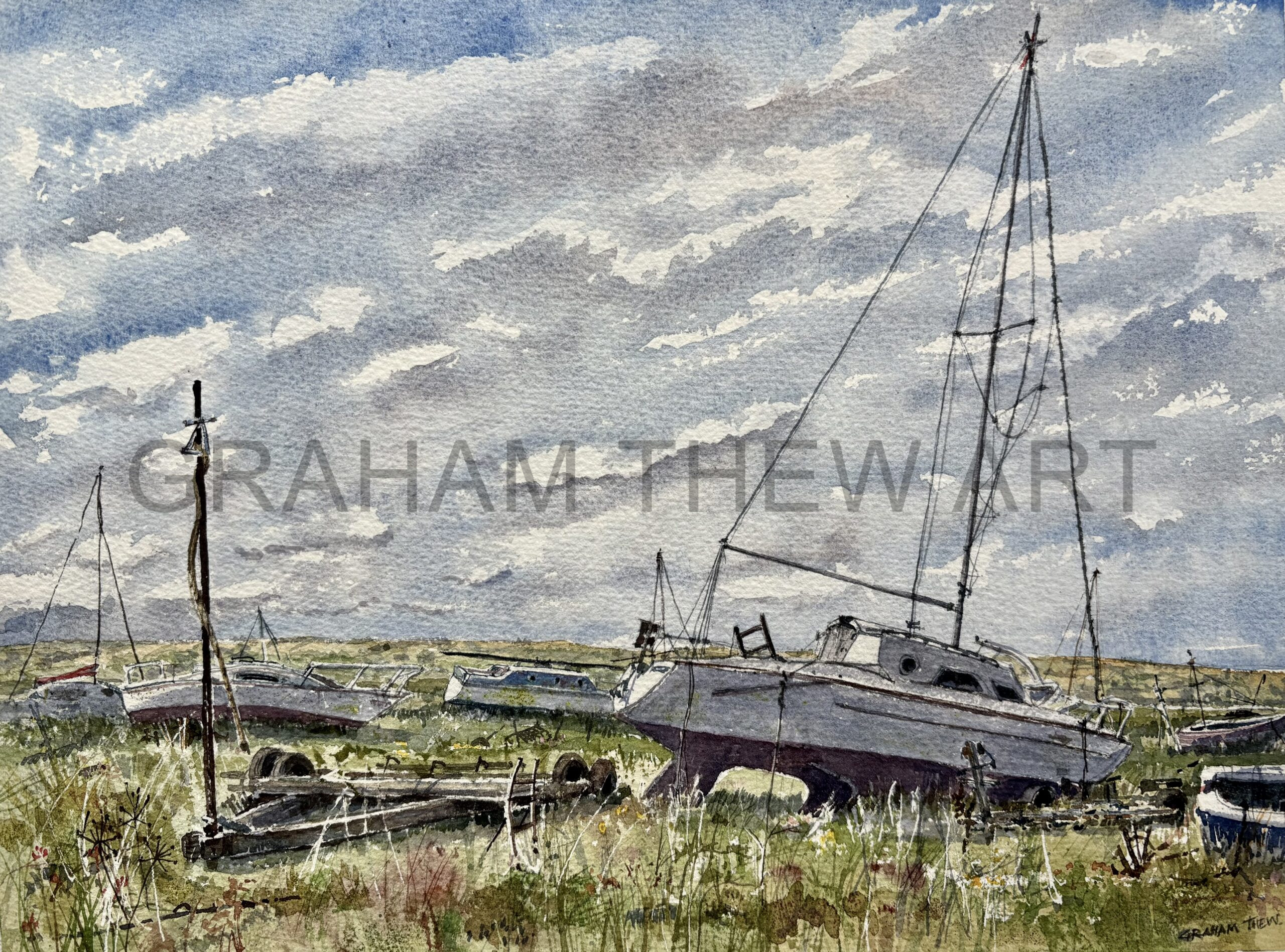“The Boat Graveyard” Dee Estuary